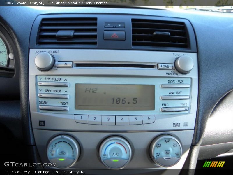 Blue Ribbon Metallic / Dark Charcoal 2007 Toyota Camry SE