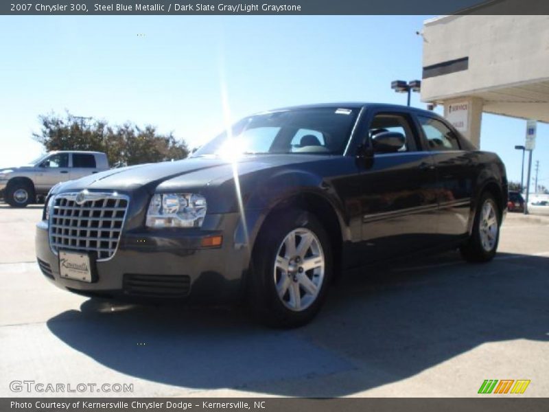 Steel Blue Metallic / Dark Slate Gray/Light Graystone 2007 Chrysler 300