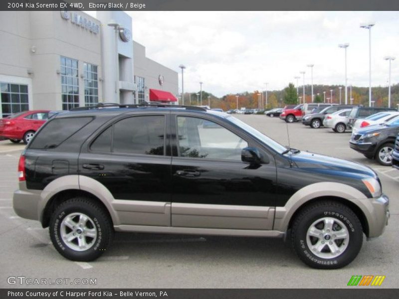 Ebony Black / Beige 2004 Kia Sorento EX 4WD