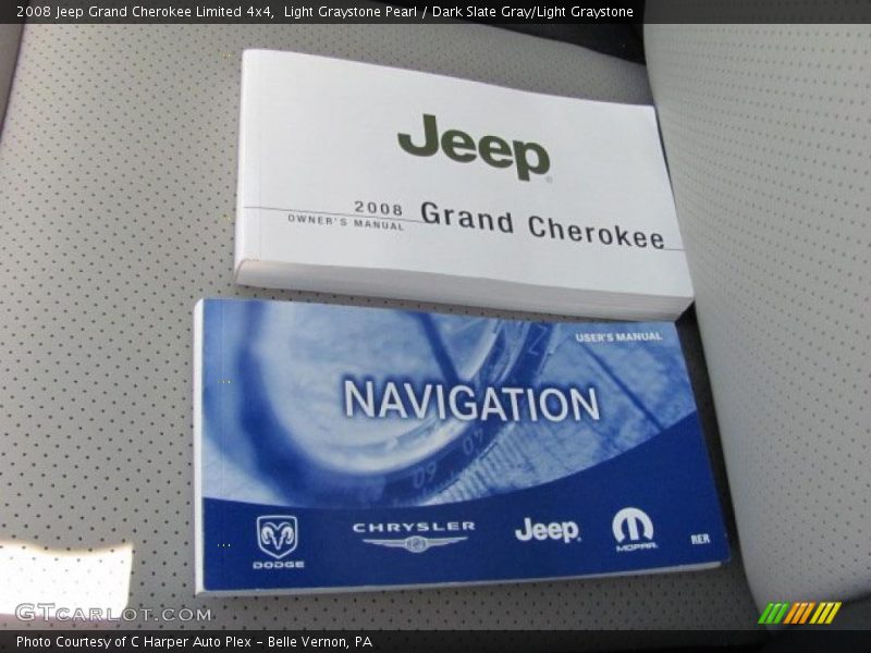 Light Graystone Pearl / Dark Slate Gray/Light Graystone 2008 Jeep Grand Cherokee Limited 4x4