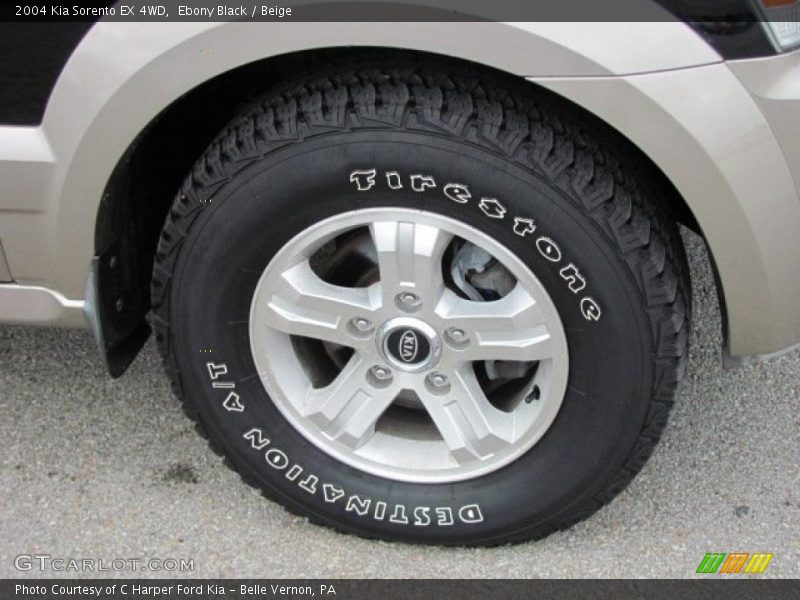 Ebony Black / Beige 2004 Kia Sorento EX 4WD