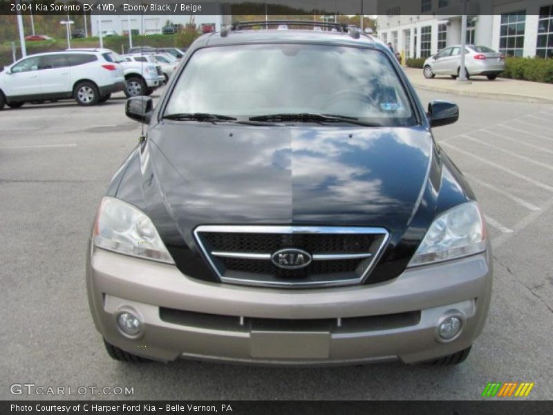 Ebony Black / Beige 2004 Kia Sorento EX 4WD