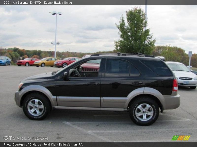 Ebony Black / Beige 2004 Kia Sorento EX 4WD