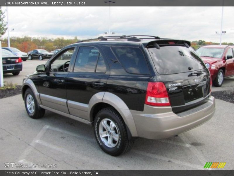Ebony Black / Beige 2004 Kia Sorento EX 4WD