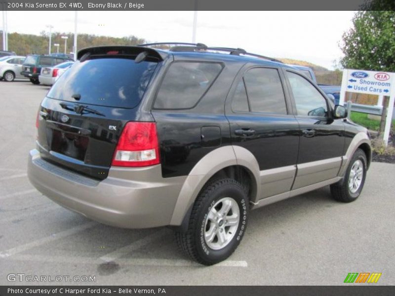 Ebony Black / Beige 2004 Kia Sorento EX 4WD