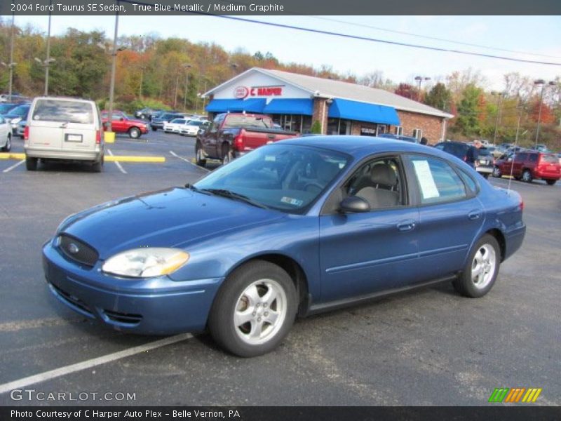 True Blue Metallic / Medium Graphite 2004 Ford Taurus SE Sedan