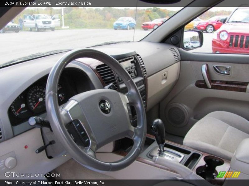 Ebony Black / Beige 2004 Kia Sorento EX 4WD