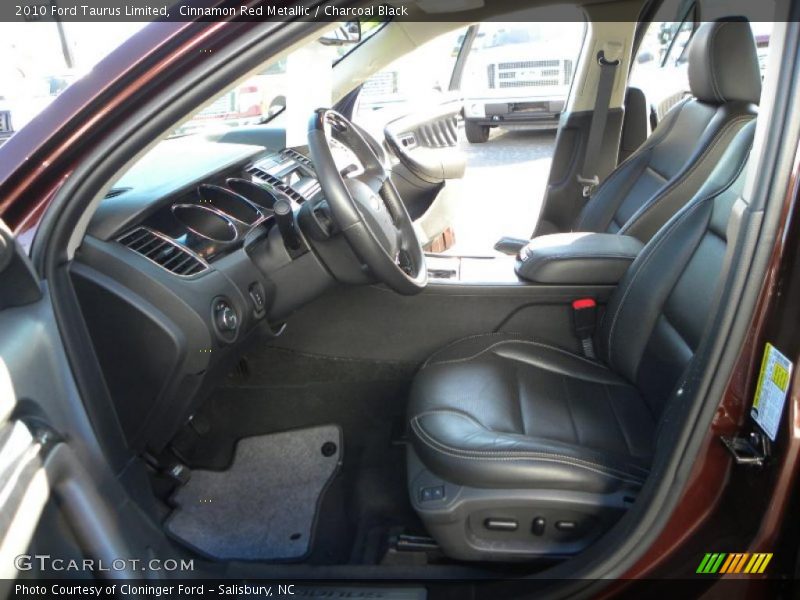  2010 Taurus Limited Charcoal Black Interior