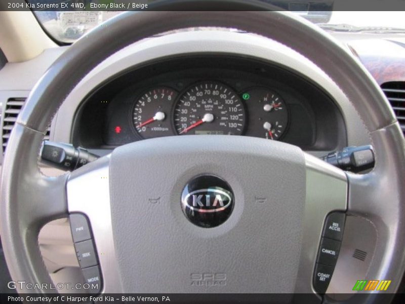 Ebony Black / Beige 2004 Kia Sorento EX 4WD