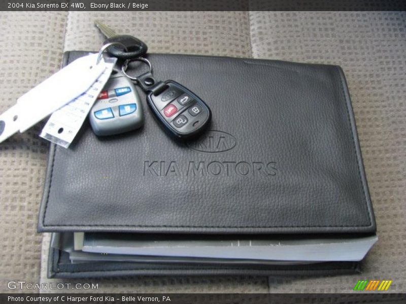 Ebony Black / Beige 2004 Kia Sorento EX 4WD