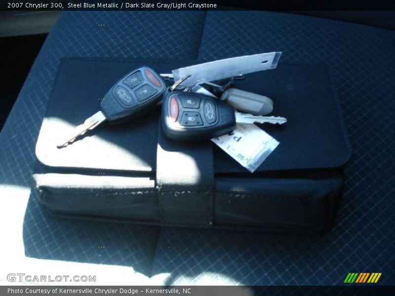 Steel Blue Metallic / Dark Slate Gray/Light Graystone 2007 Chrysler 300