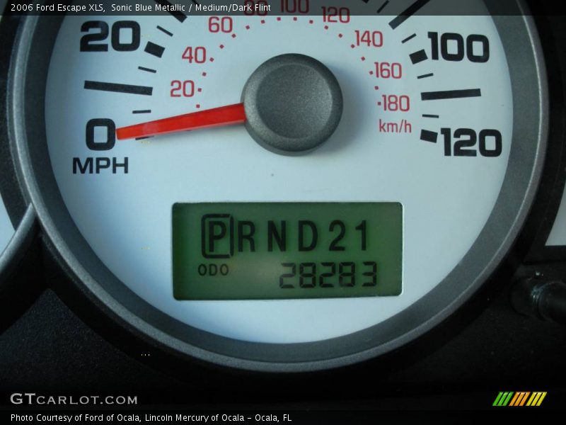 Sonic Blue Metallic / Medium/Dark Flint 2006 Ford Escape XLS