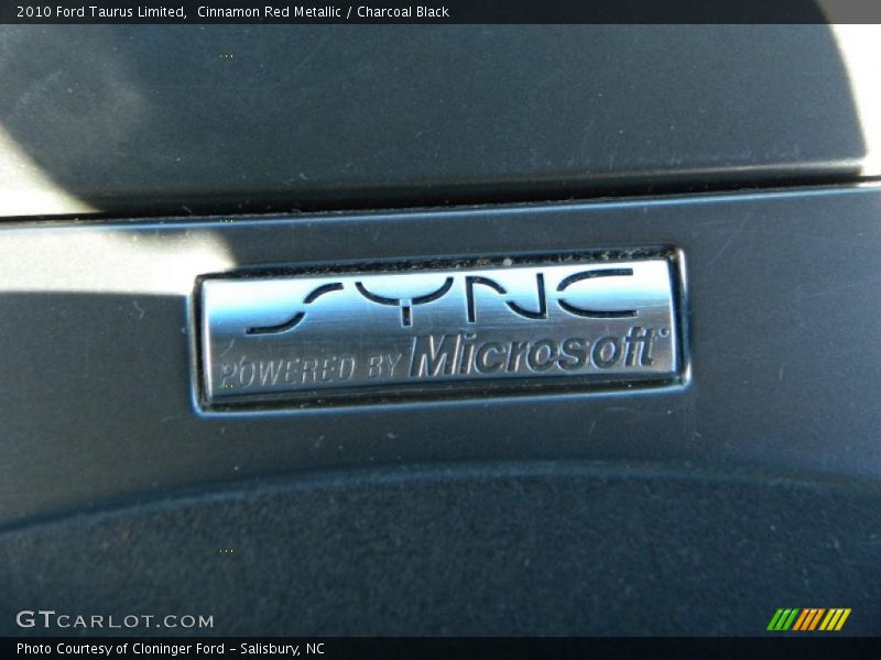 Cinnamon Red Metallic / Charcoal Black 2010 Ford Taurus Limited
