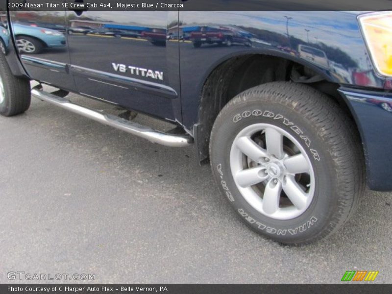 Majestic Blue / Charcoal 2009 Nissan Titan SE Crew Cab 4x4