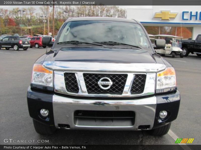 Majestic Blue / Charcoal 2009 Nissan Titan SE Crew Cab 4x4