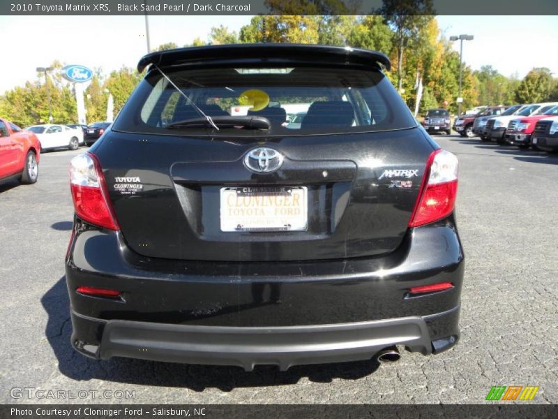 Black Sand Pearl / Dark Charcoal 2010 Toyota Matrix XRS