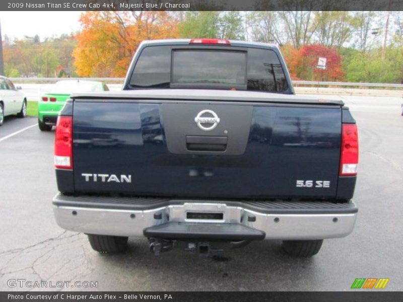Majestic Blue / Charcoal 2009 Nissan Titan SE Crew Cab 4x4