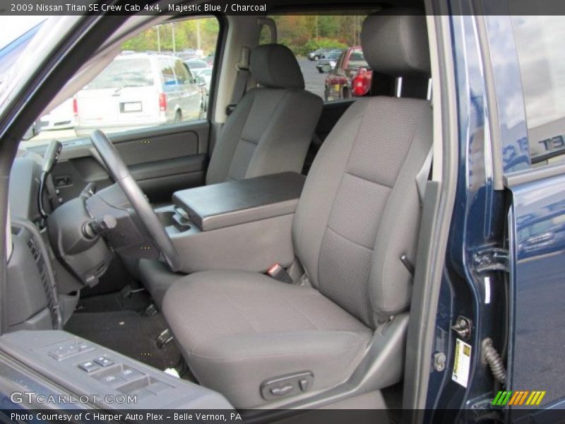  2009 Titan SE Crew Cab 4x4 Charcoal Interior