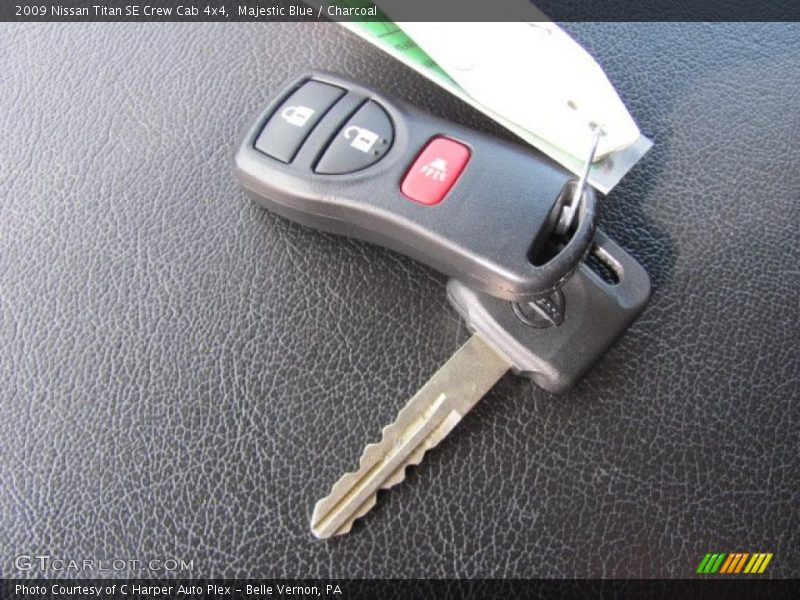 Majestic Blue / Charcoal 2009 Nissan Titan SE Crew Cab 4x4