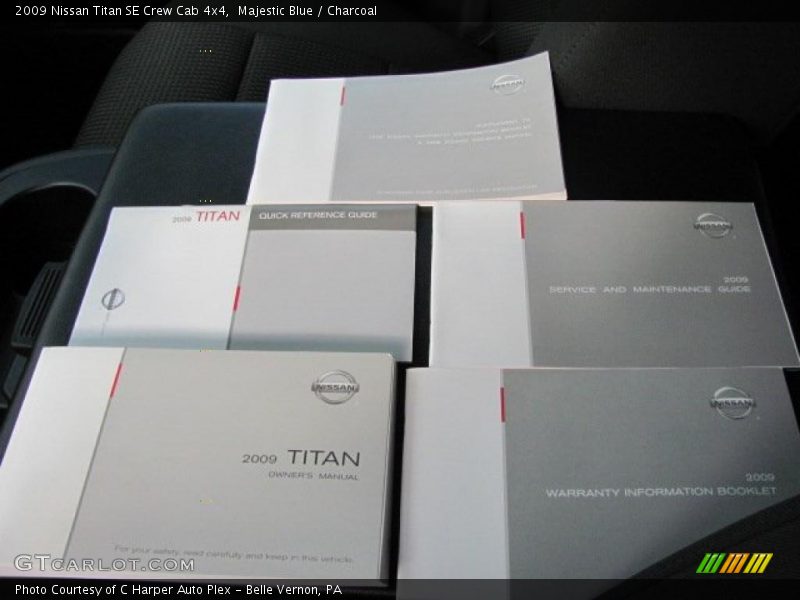 Majestic Blue / Charcoal 2009 Nissan Titan SE Crew Cab 4x4