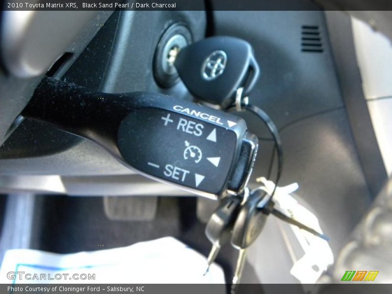 Black Sand Pearl / Dark Charcoal 2010 Toyota Matrix XRS