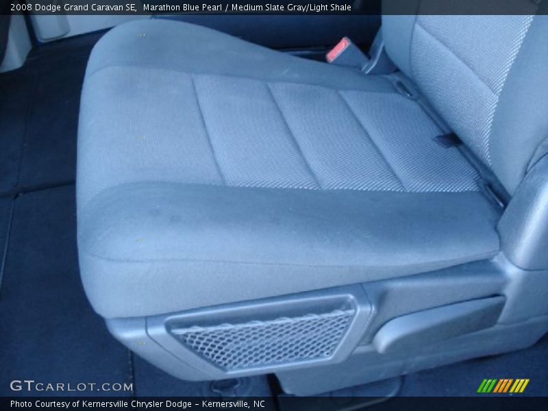 Marathon Blue Pearl / Medium Slate Gray/Light Shale 2008 Dodge Grand Caravan SE