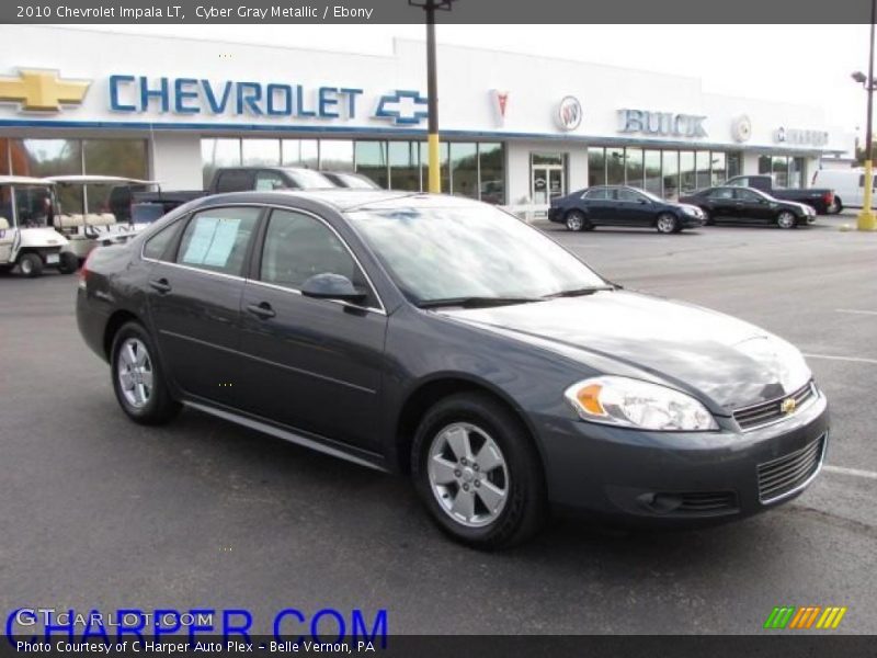 Cyber Gray Metallic / Ebony 2010 Chevrolet Impala LT