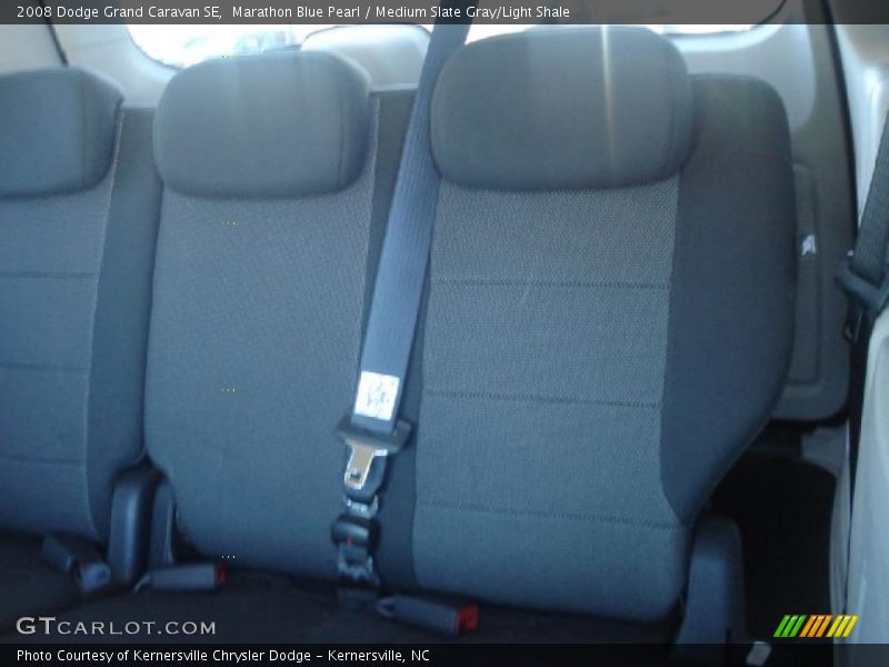 Marathon Blue Pearl / Medium Slate Gray/Light Shale 2008 Dodge Grand Caravan SE