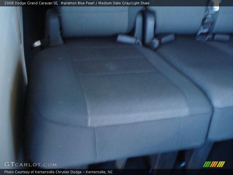 Marathon Blue Pearl / Medium Slate Gray/Light Shale 2008 Dodge Grand Caravan SE
