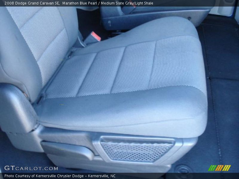 Marathon Blue Pearl / Medium Slate Gray/Light Shale 2008 Dodge Grand Caravan SE