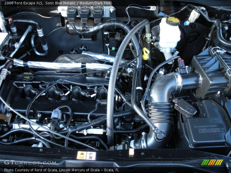 Sonic Blue Metallic / Medium/Dark Flint 2006 Ford Escape XLS