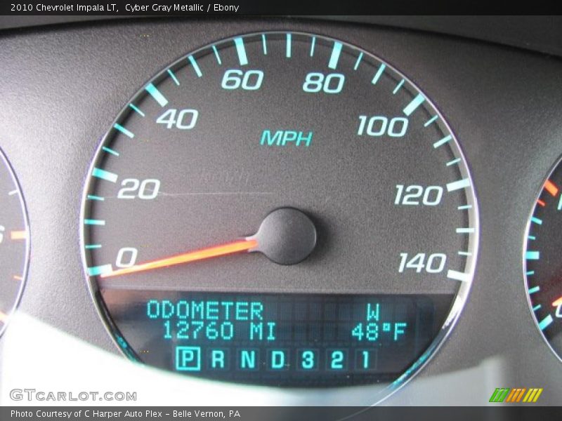 Cyber Gray Metallic / Ebony 2010 Chevrolet Impala LT