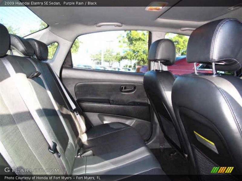 Purple Rain / Black 2009 Hyundai Elantra SE Sedan