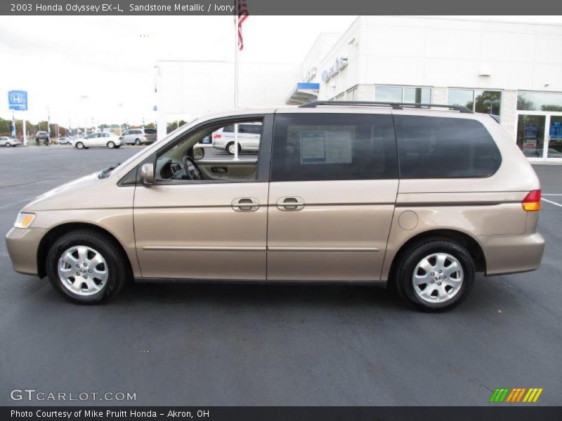 Sandstone Metallic / Ivory 2003 Honda Odyssey EX-L
