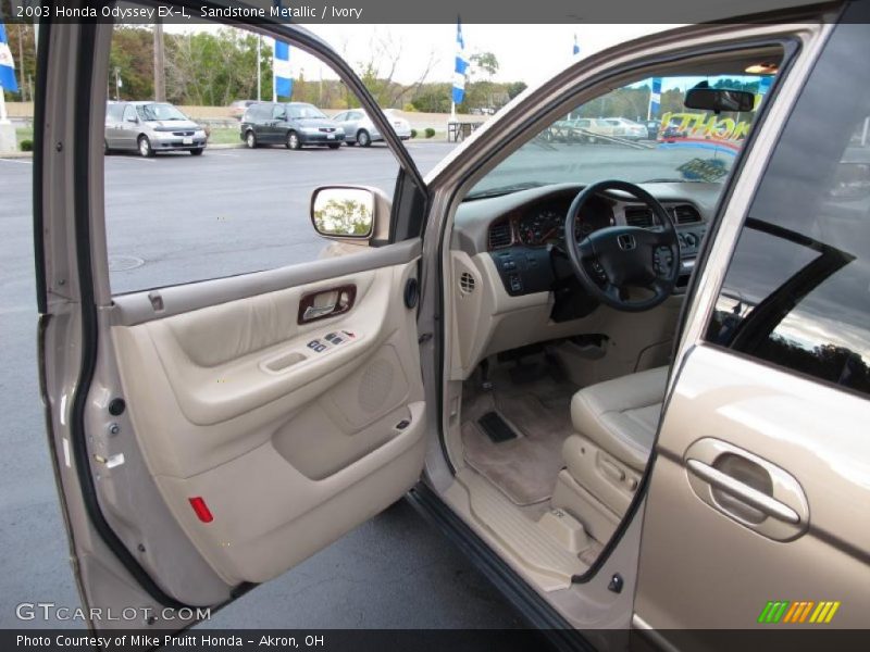 Sandstone Metallic / Ivory 2003 Honda Odyssey EX-L