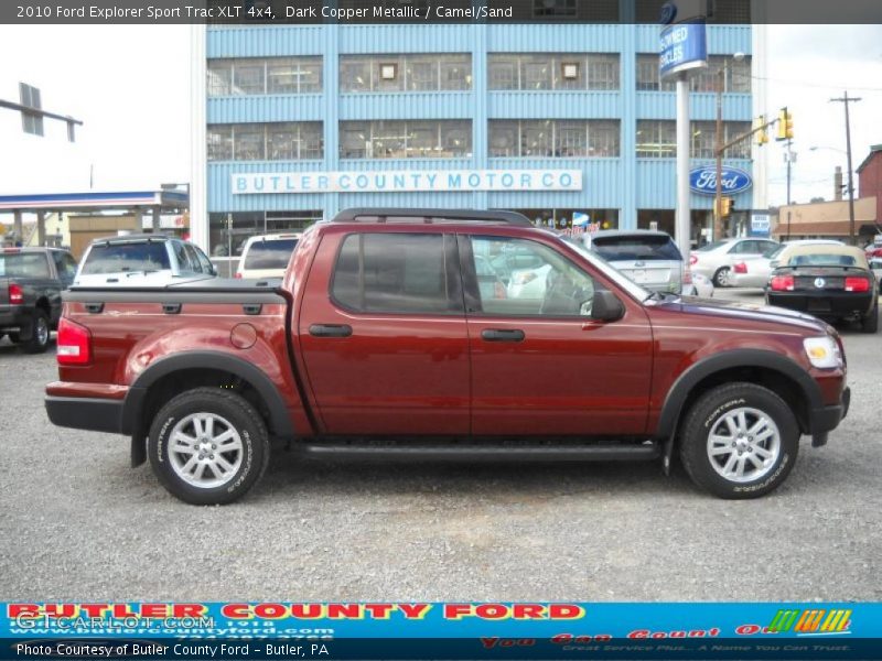 Dark Copper Metallic / Camel/Sand 2010 Ford Explorer Sport Trac XLT 4x4