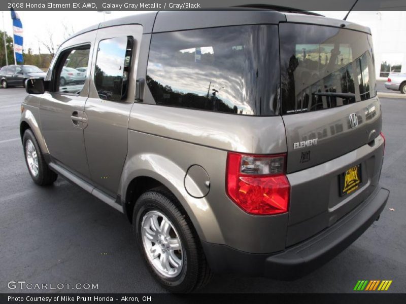 Galaxy Gray Metallic / Gray/Black 2008 Honda Element EX AWD