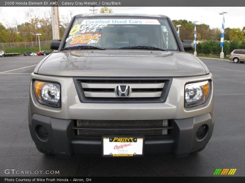 Galaxy Gray Metallic / Gray/Black 2008 Honda Element EX AWD