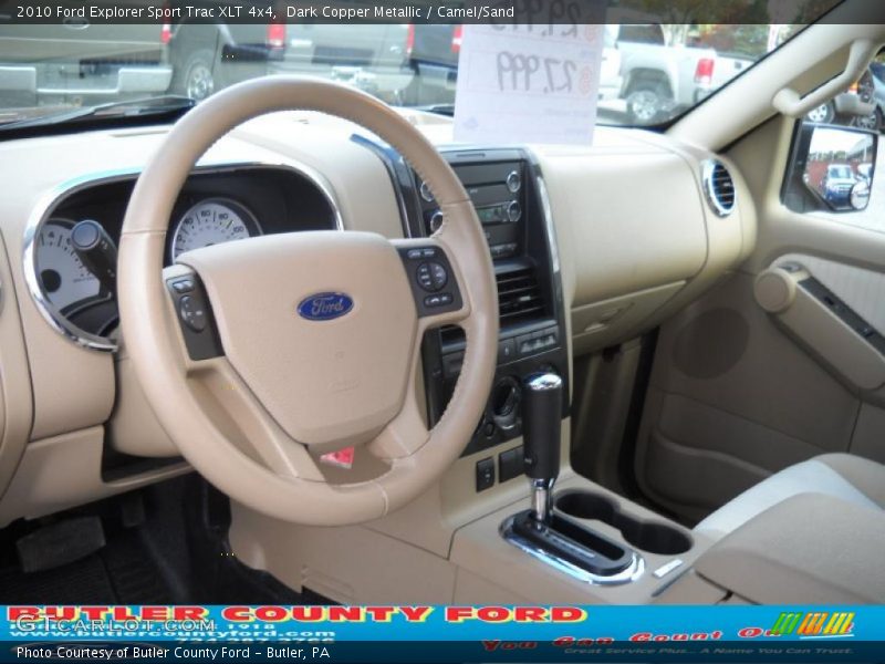 Dark Copper Metallic / Camel/Sand 2010 Ford Explorer Sport Trac XLT 4x4