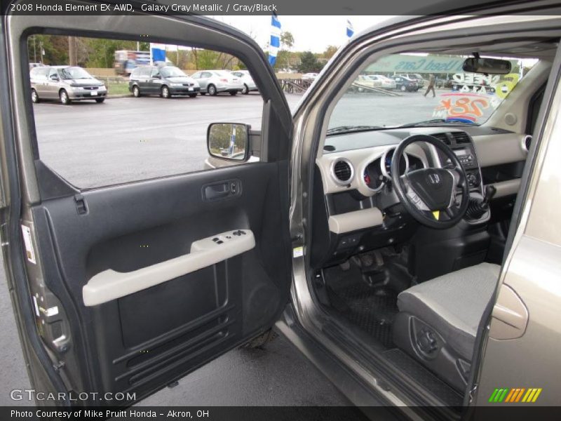  2008 Element EX AWD Gray/Black Interior
