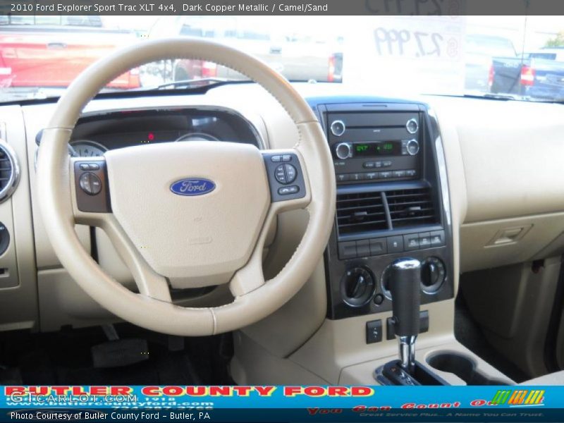 Dark Copper Metallic / Camel/Sand 2010 Ford Explorer Sport Trac XLT 4x4