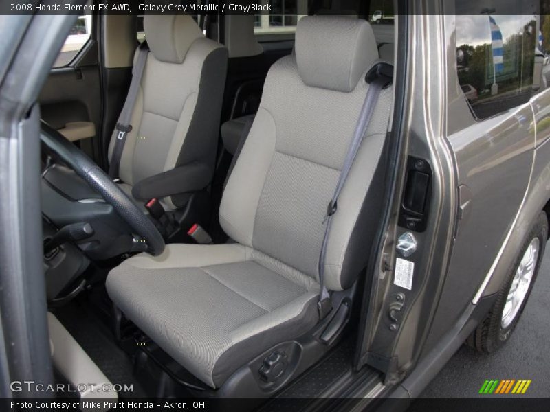  2008 Element EX AWD Gray/Black Interior