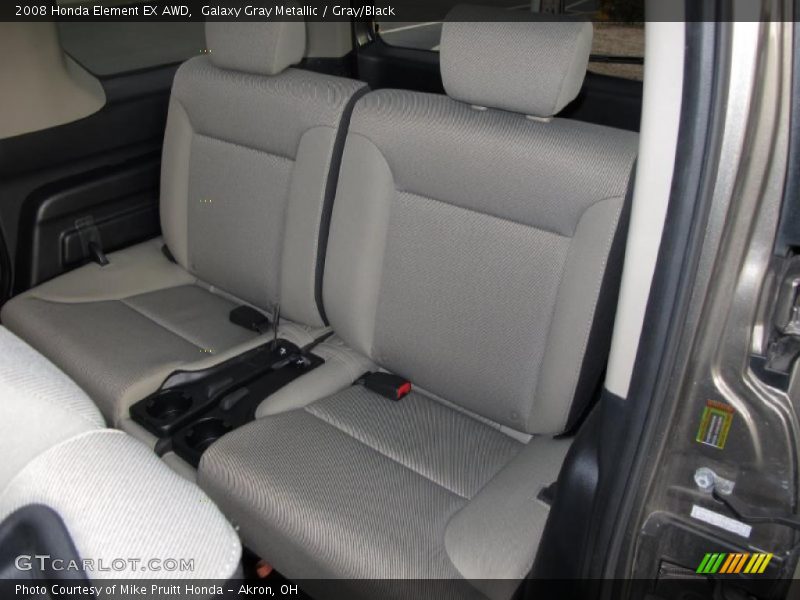  2008 Element EX AWD Gray/Black Interior