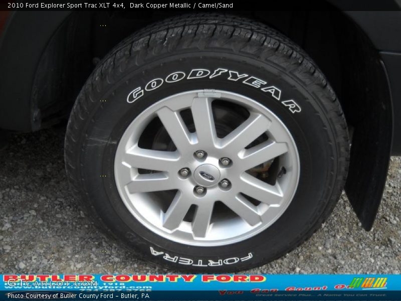 Dark Copper Metallic / Camel/Sand 2010 Ford Explorer Sport Trac XLT 4x4