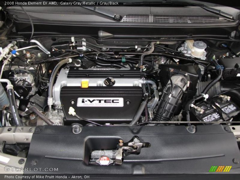  2008 Element EX AWD Engine - 2.4 Liter DOHC 16-Valve VVT 4 Cylinder