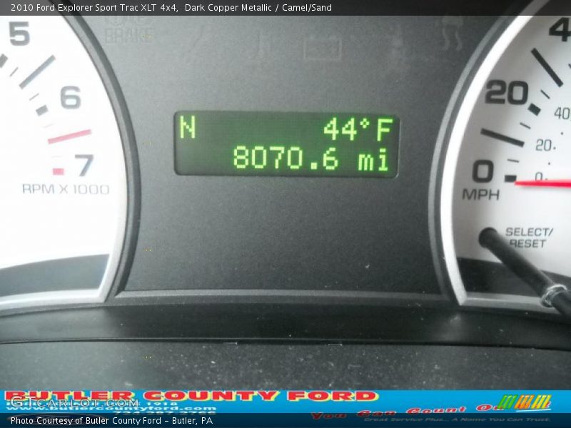 Dark Copper Metallic / Camel/Sand 2010 Ford Explorer Sport Trac XLT 4x4