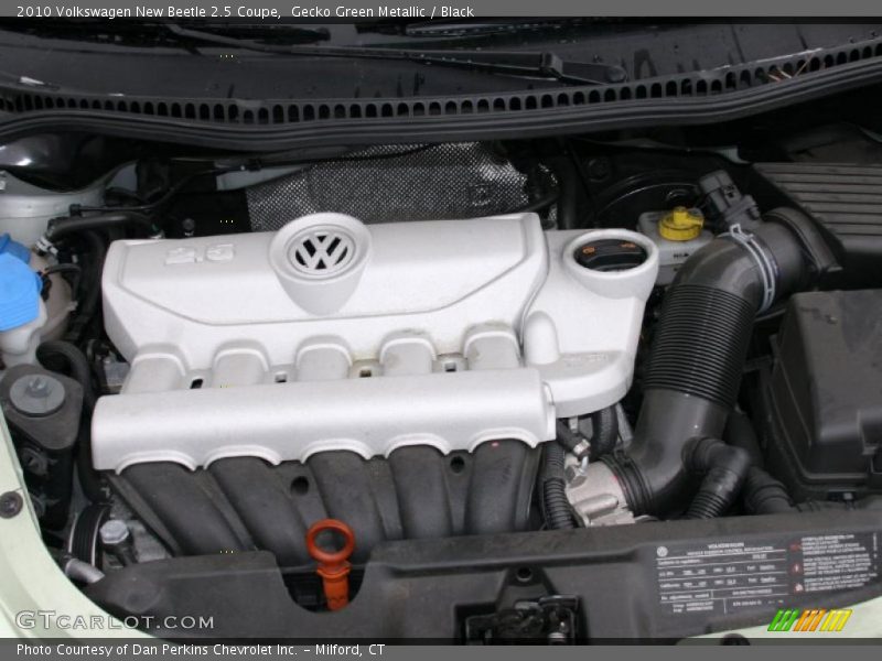 Gecko Green Metallic / Black 2010 Volkswagen New Beetle 2.5 Coupe