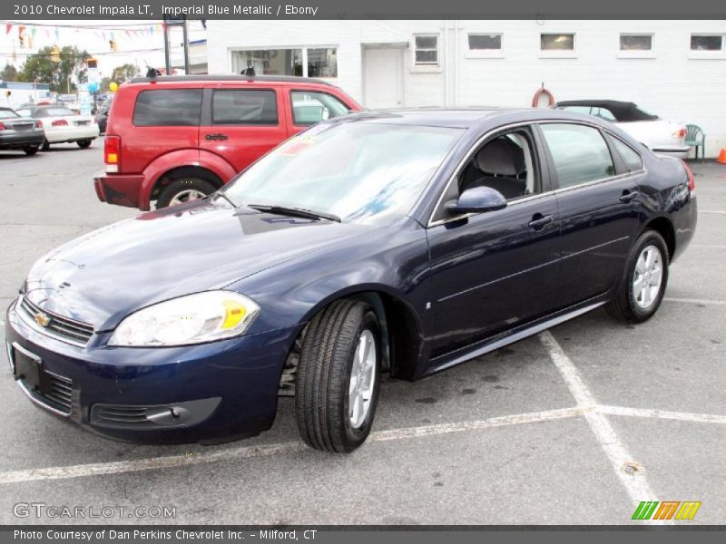 Imperial Blue Metallic / Ebony 2010 Chevrolet Impala LT