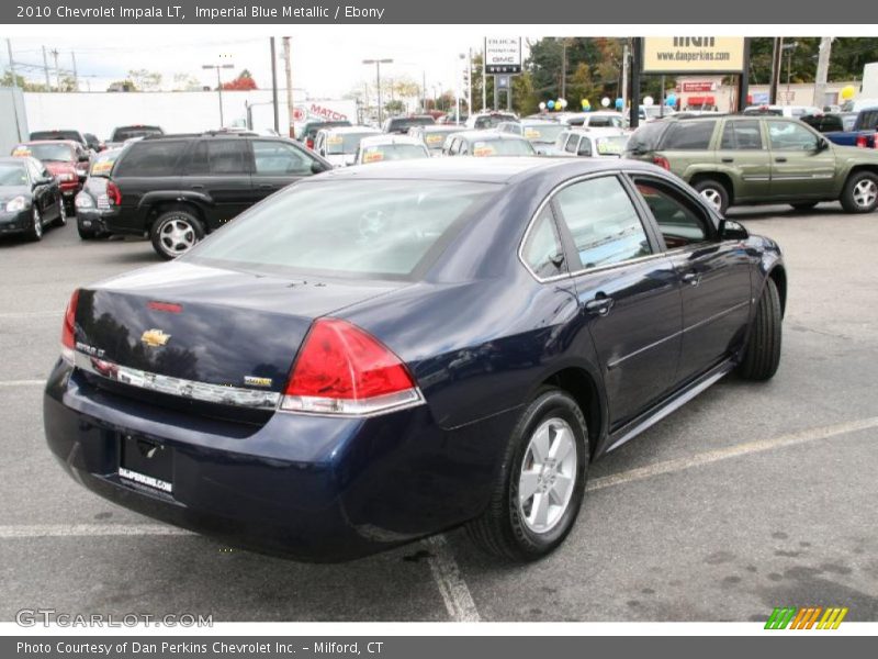 Imperial Blue Metallic / Ebony 2010 Chevrolet Impala LT