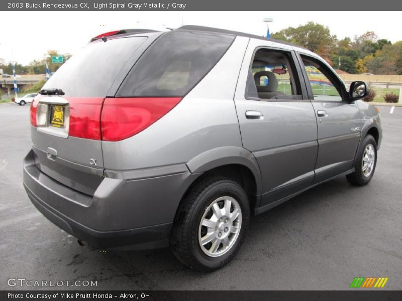 Light Spiral Gray Metallic / Gray 2003 Buick Rendezvous CX